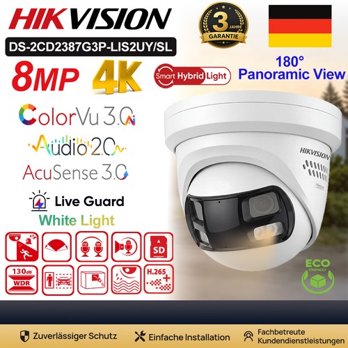 Hikvision 8mp 180 panorama - hikvision,